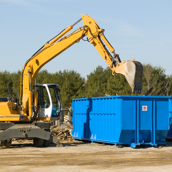 what are the rental fees for a residential dumpster in Ashley